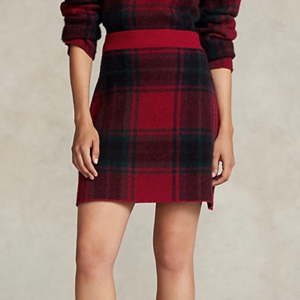 NWT Polo Ralph Lauren Plaid Skirt (Size S)